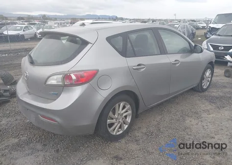 2012 Mazda Mazda3 I Touring z USA, uszkodzony, nr VIN JM1BL1L8XC1596112